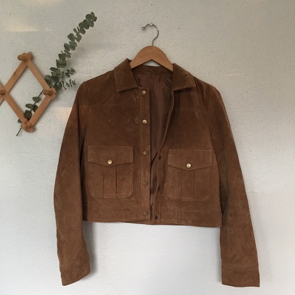 VTG Suede Leather Jacket - Picture 2 of 6